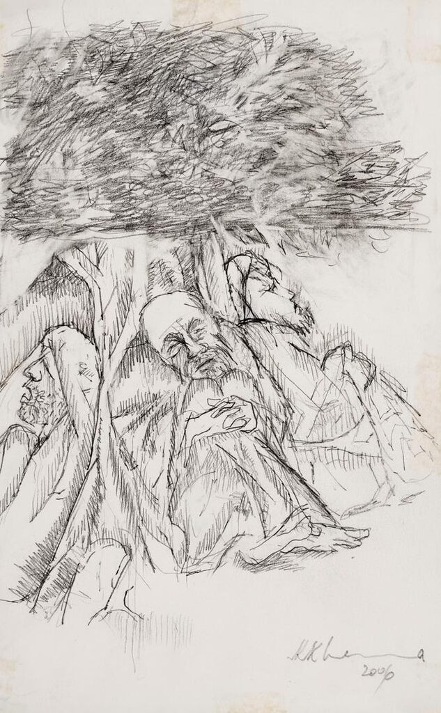 Untitled (Men Under a Tree)