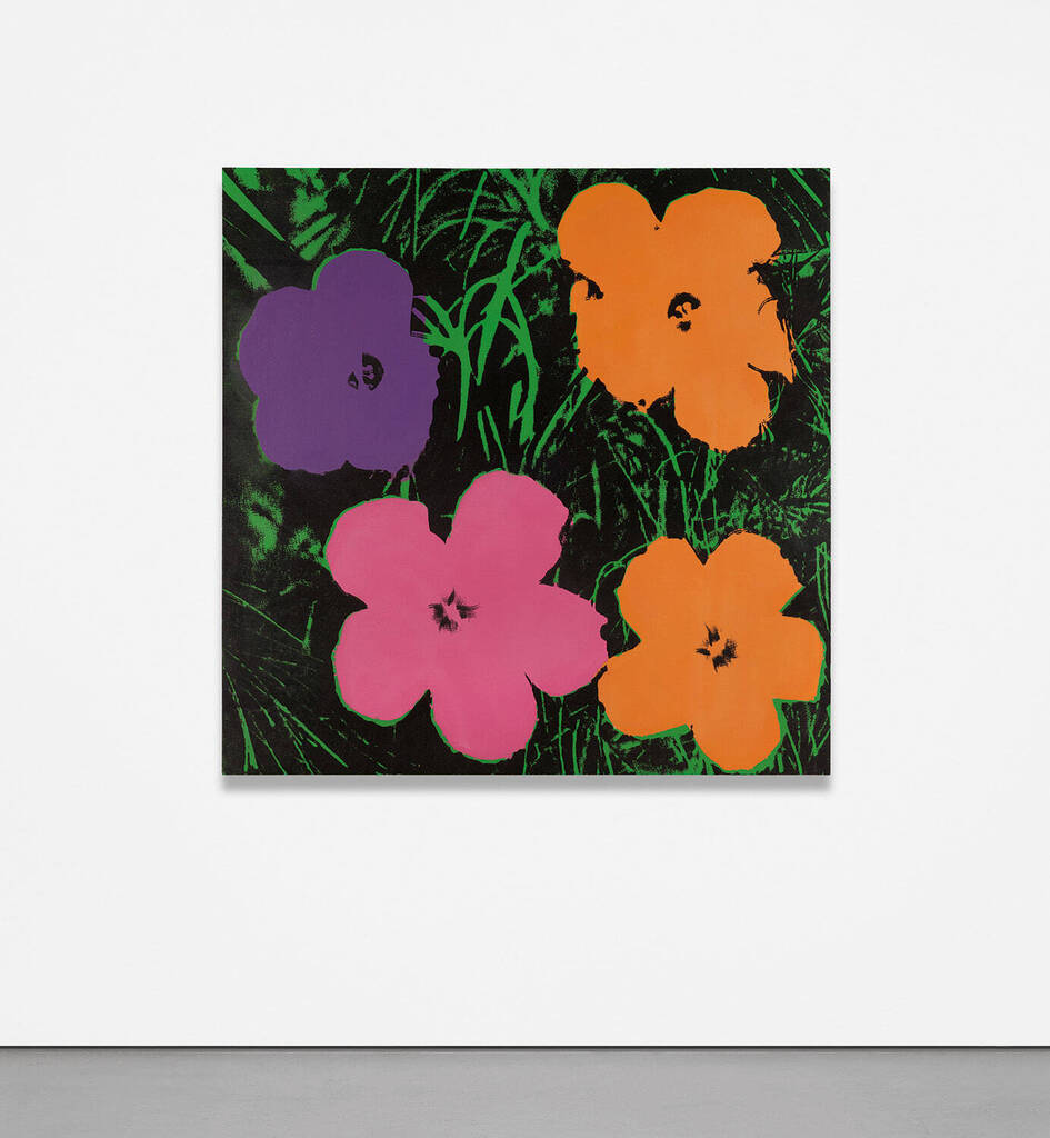 Andy Warhol, Late Four-Foot Flowers