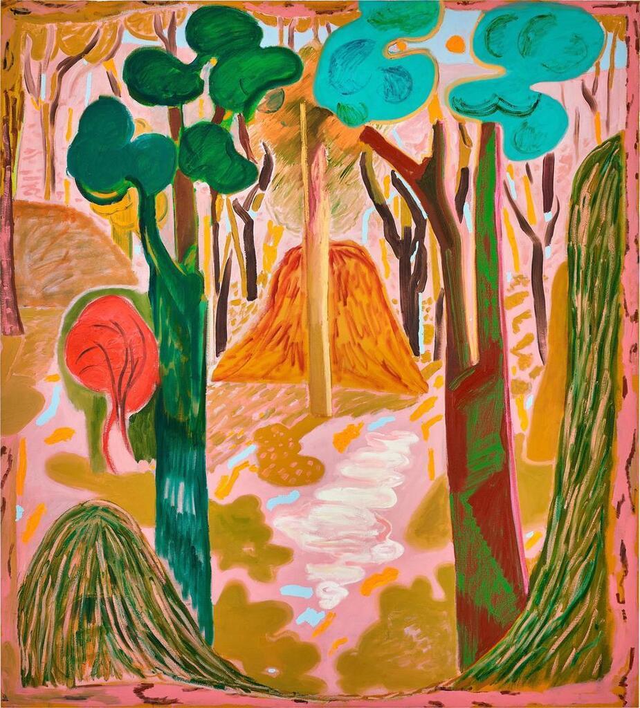 Shara Hughes, Pink Morning 粉紅色的早晨