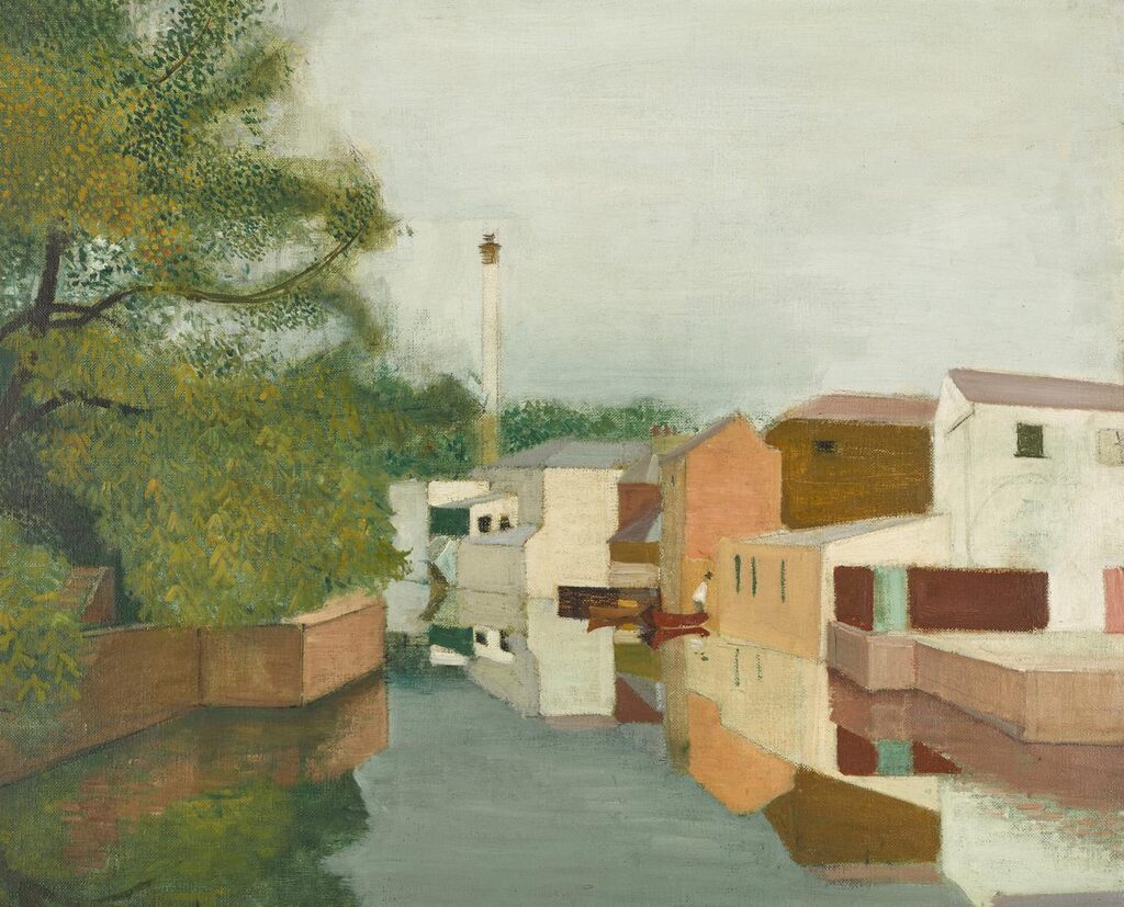 View on the Cam from Magdalene Bridge, Cambridge, no.2