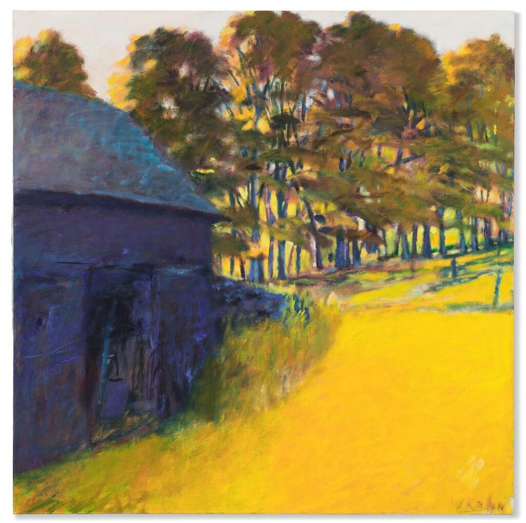 Purple Shadows of October (A Corner of the Barn I)