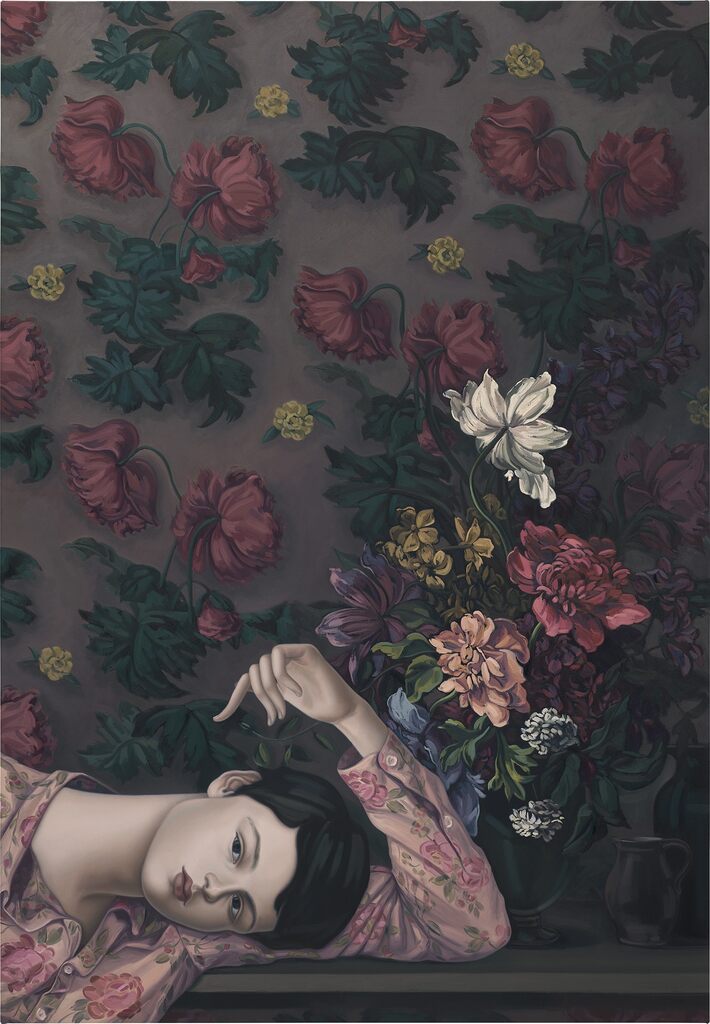 The dark-haired odalisque