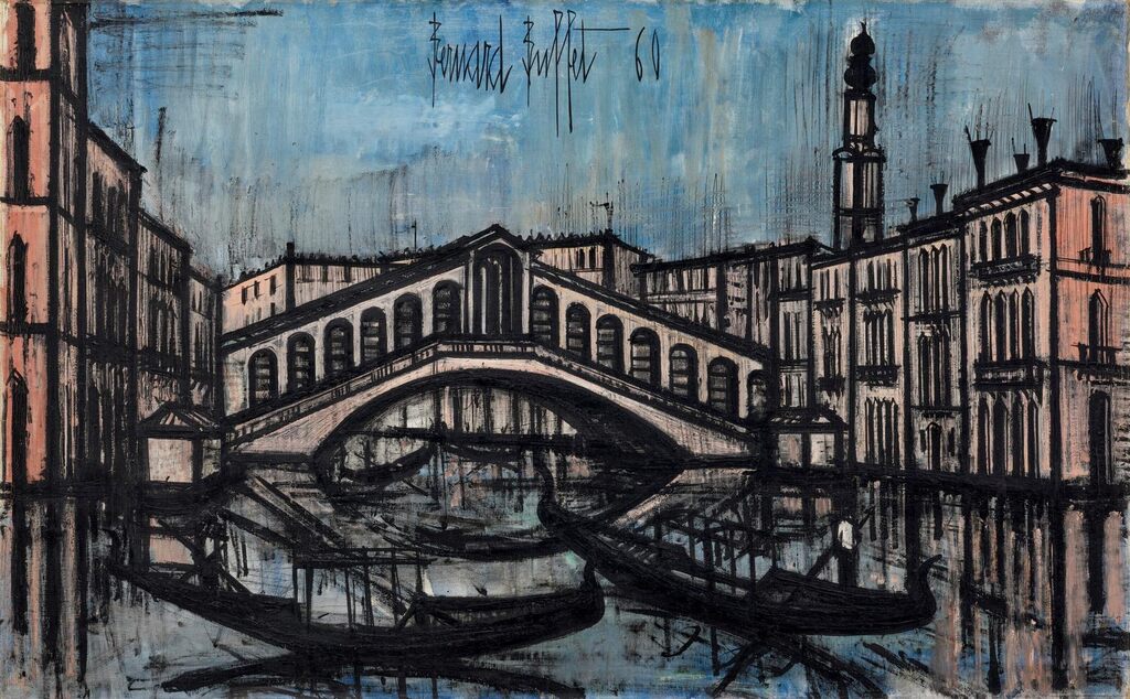 Bernard Buffet, Venise, le Pont du Rialto