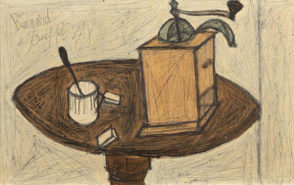 Tasse et moulin à café