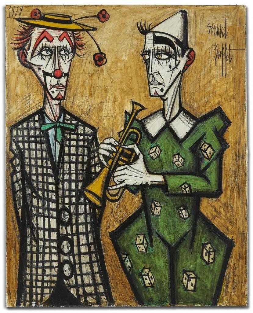 Two Trumpet Clowns