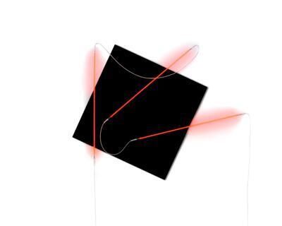 Néons 3D: 15°-90°-40°