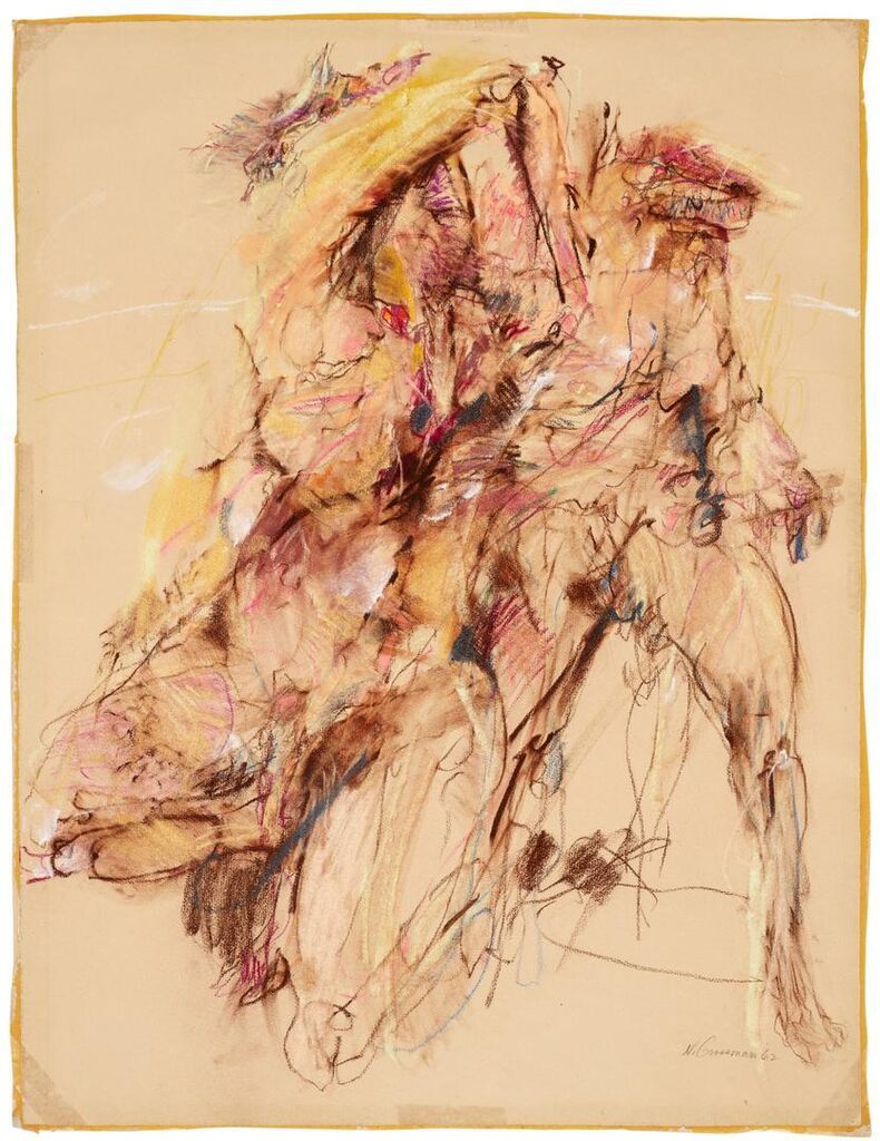 Two Seated Figures