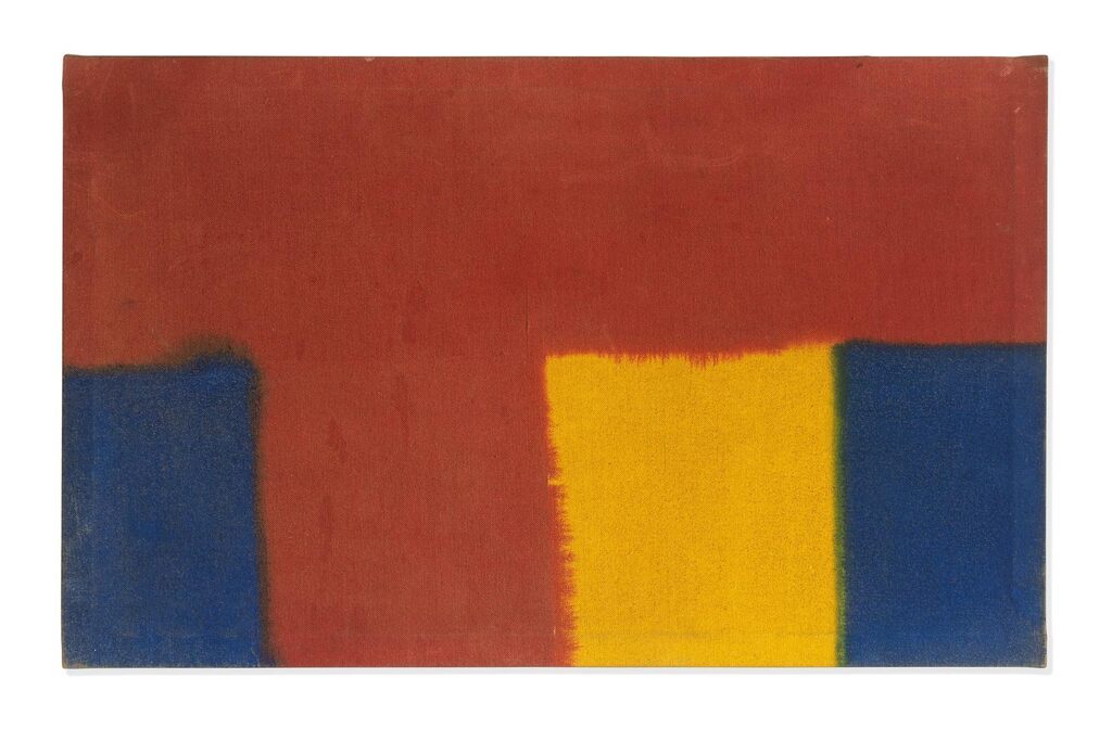 Sketch for Large Painting 'Red Red Yellow Blue Blue'