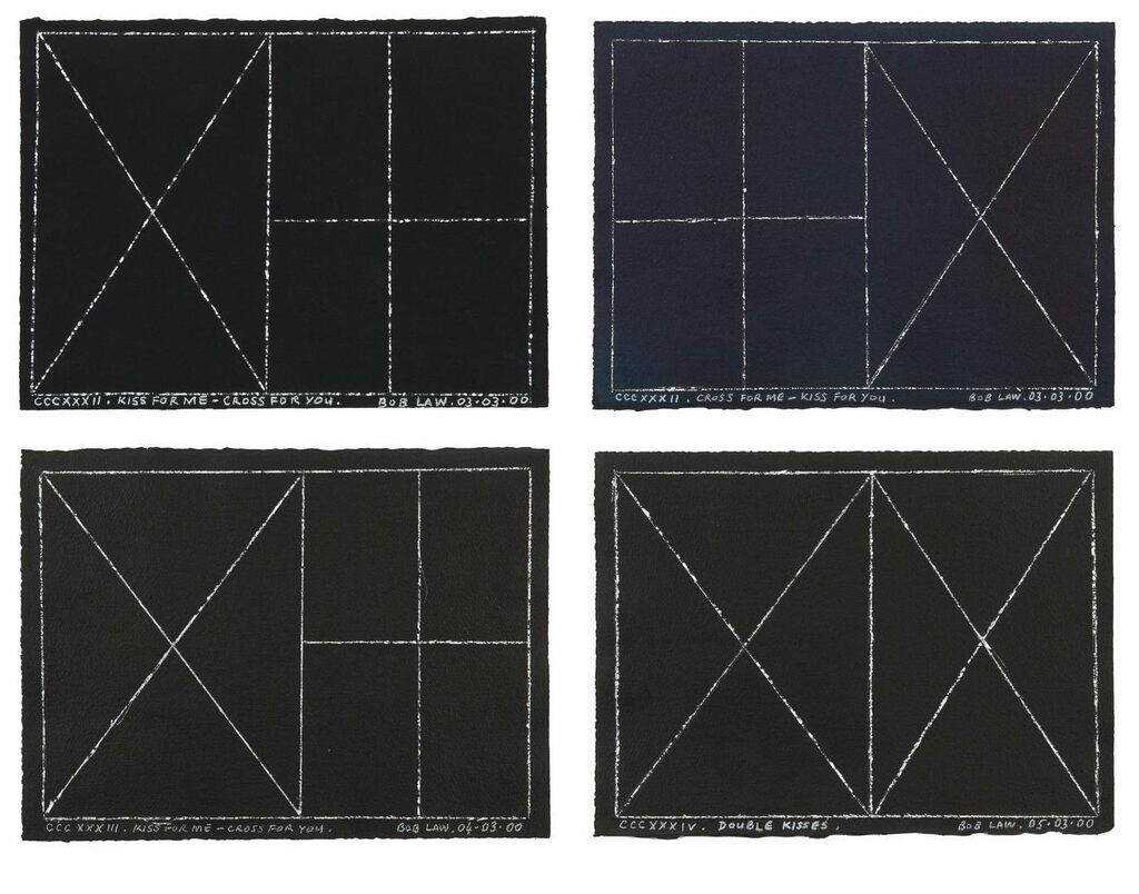 (i) CCCXXXII Kiss For Me Cross For You 03.03.00 (ii) CCCXXXII Cross For Me Kiss For You 03.03.00 (iii) CCCXXXIII Kiss For Me Cross For You 04.03.00 (iv) CCCXXXIV Double Kisses 05.03.00