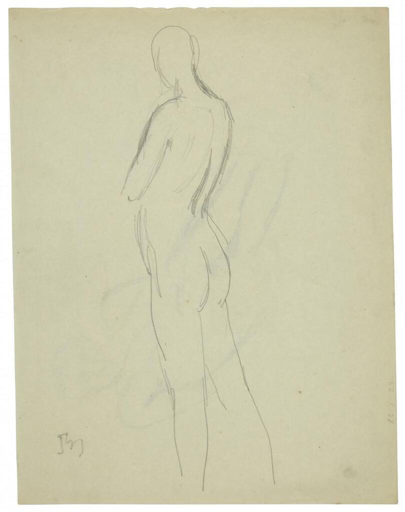 I- Standing nude; II- Seated nude, knees bent; III - Seated nude in profile