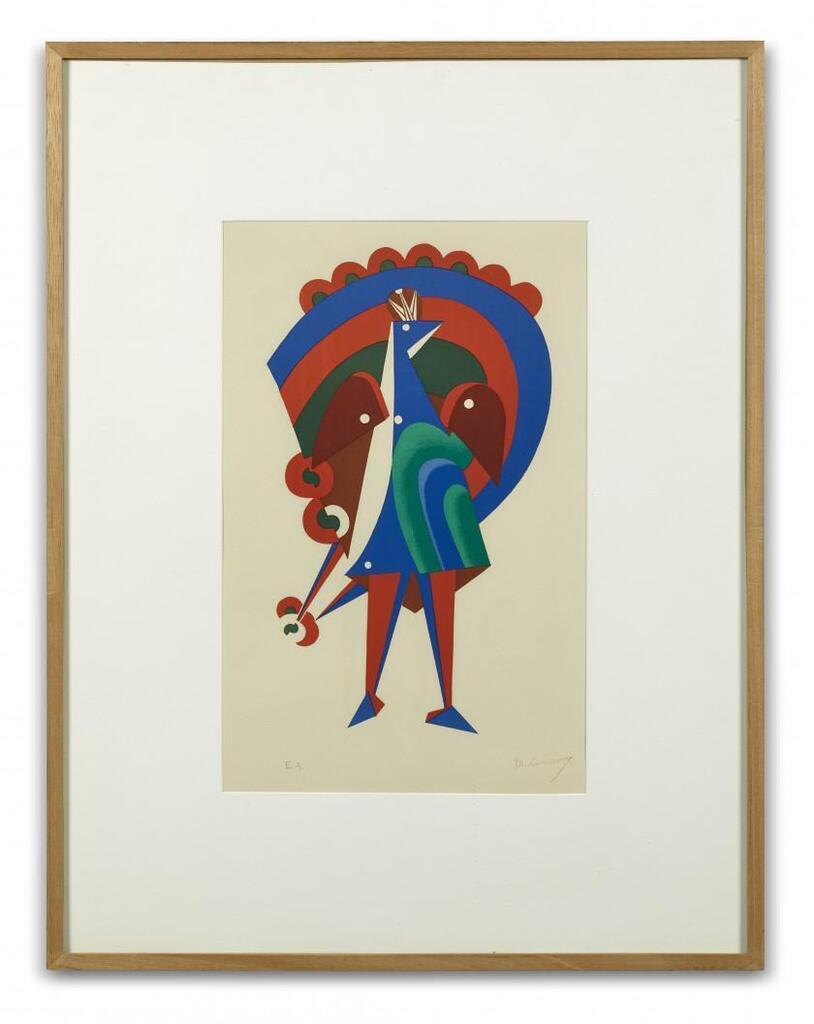 A peacock (mechanical costume), from the Modern Theatrical Decorative Art Album, Editions La Cible, Paris 1939