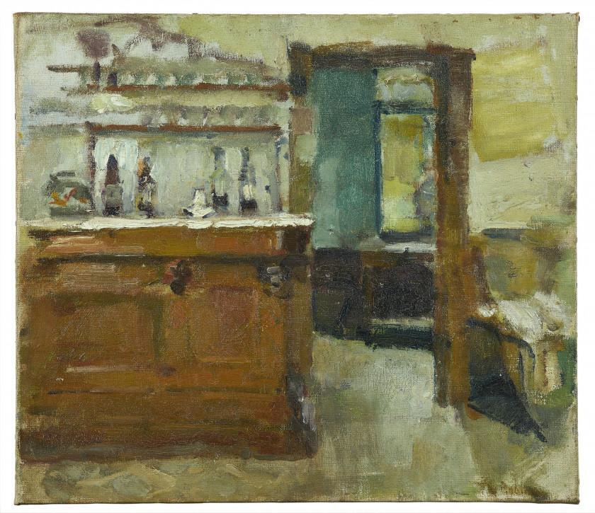 The bar of the Hotel Baudy, Giverny