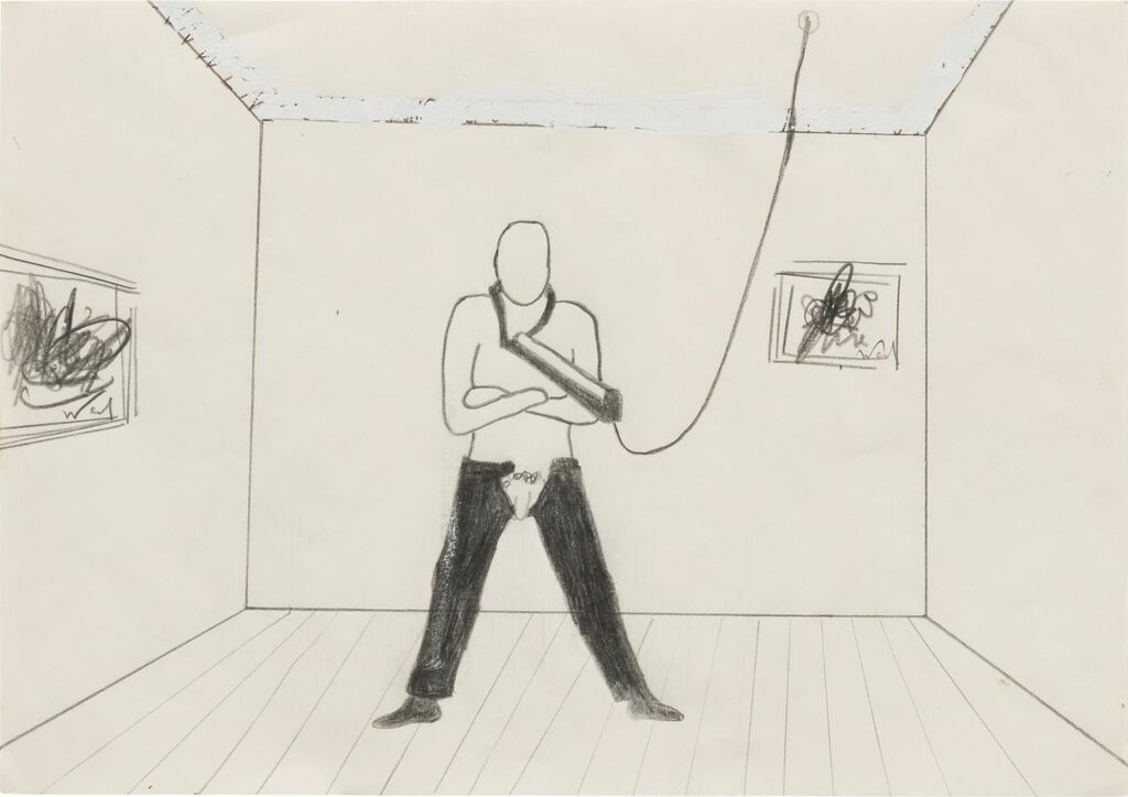 o. T. (Anwendungsanregung im Aktionismusgeschmack) (Untitled (application suggestion in the actionism flavour))