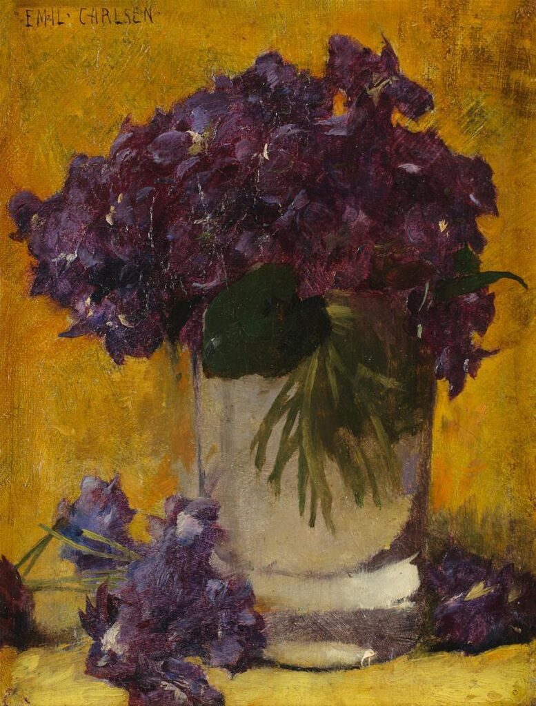 Still Life with Violets