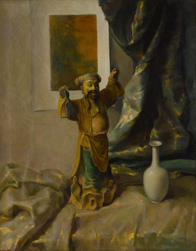 P'utai and Amphora Vase (Oriental Still Life)