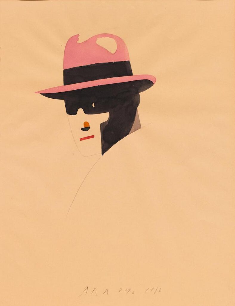 Sans titre (Portrait au Chapeau)