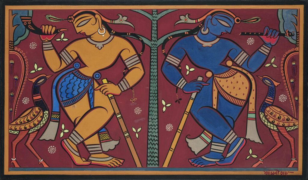 Untitled (Krishna and Balaram)