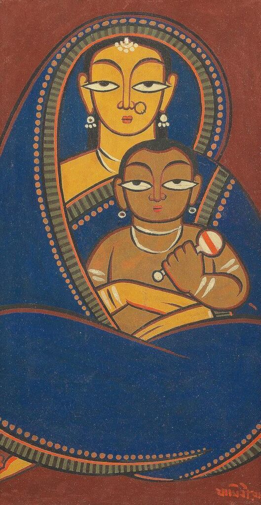 Untitled (Seated Mother & Child)