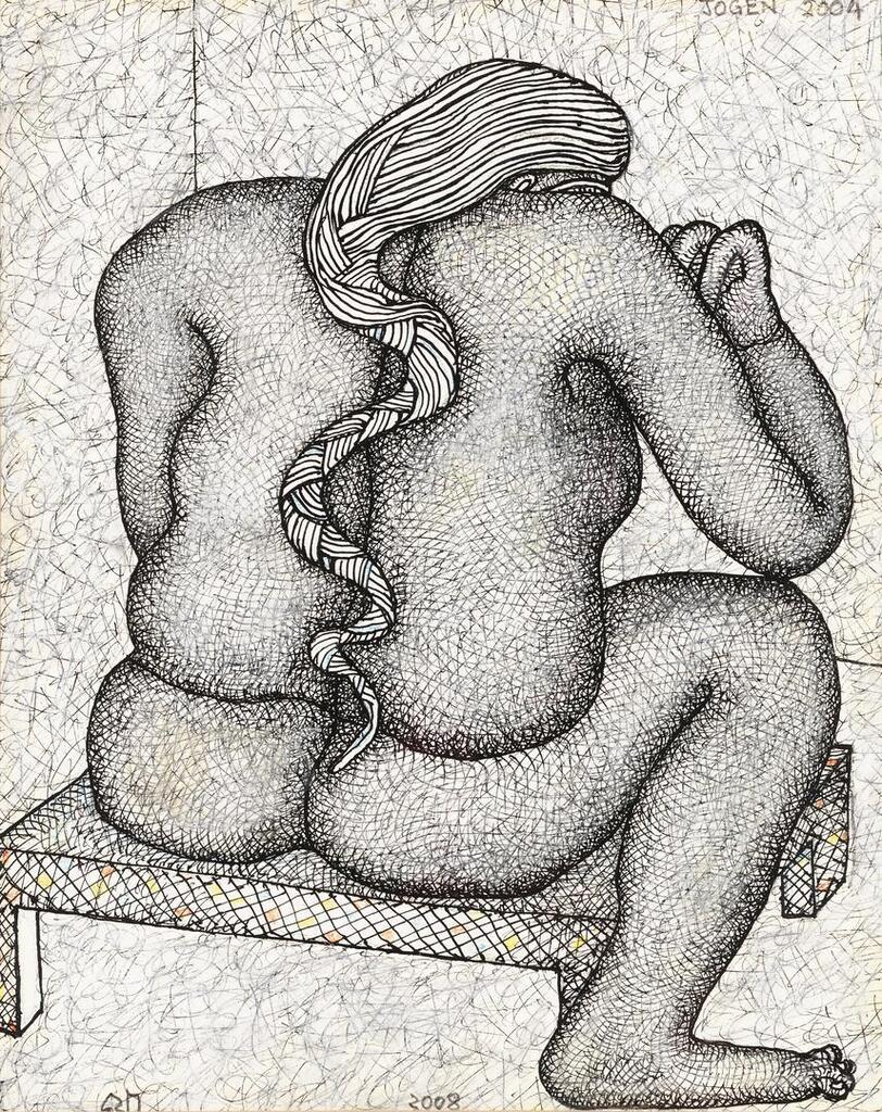Woman (Nude) on Charpoy