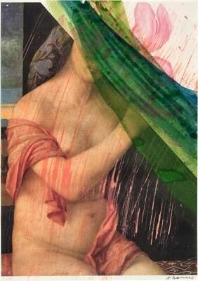 "Venus Awaits Viola " overpainting