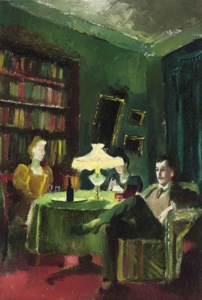 In the drawing room