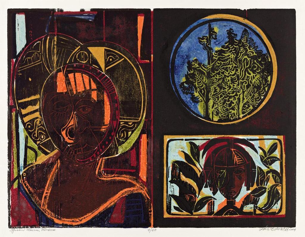 African Woman, Windows