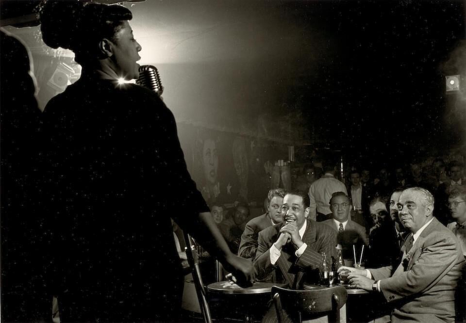 Ella Fitzgerald with Duke Ellington, Benny Goodman & Richard Rodgers, Downbeat Club, New York City