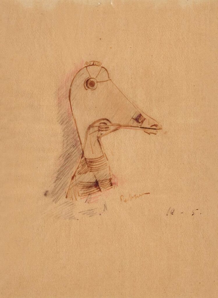 Costume Design for a Bird's Head
