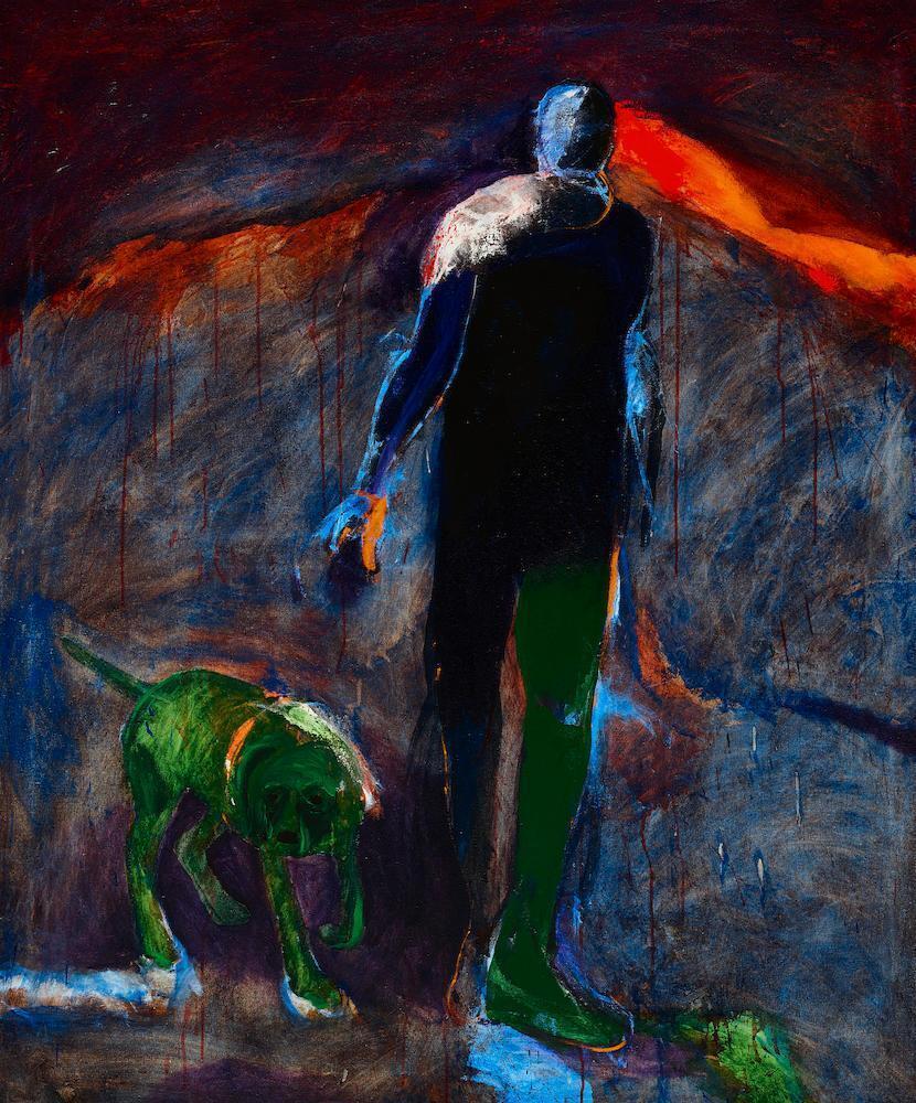 "Man and Dog #8"