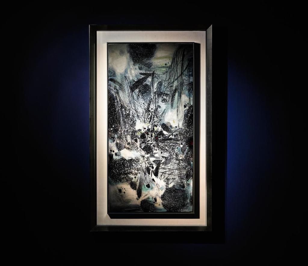 Chu Teh-Chun, TRANSPARENCE GLACIARE 透明冰河
