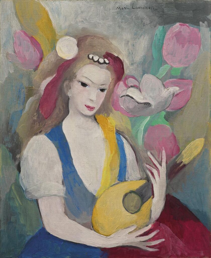 Jeune fille à la mandoline
