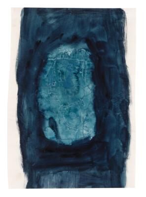 Composition in blue