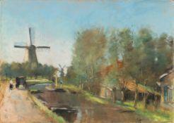 "By the Canal, Holland"