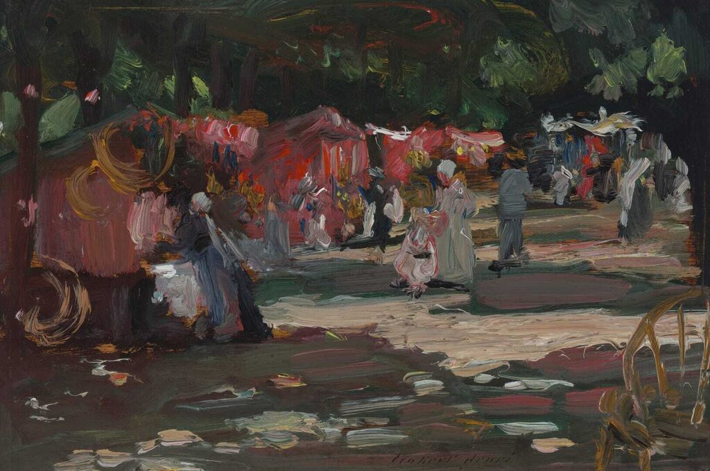 In the Champs-Élysées