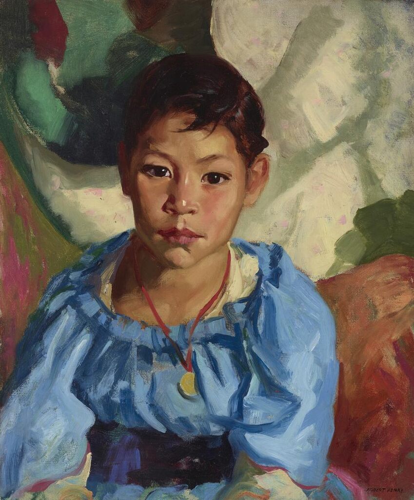 Juanita in Blue