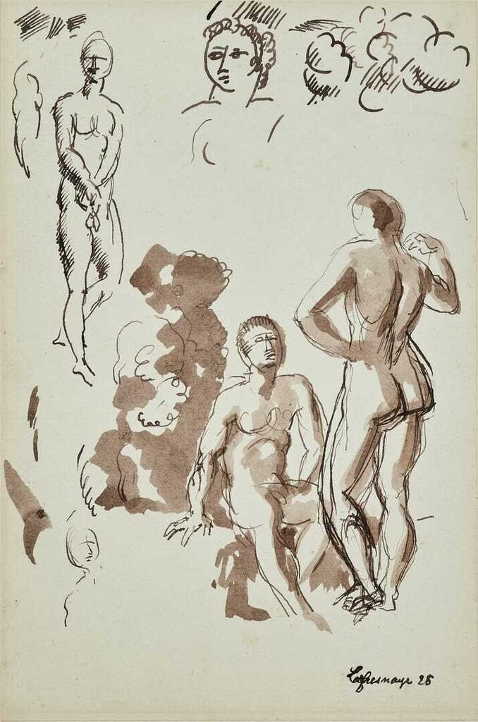 Study for "Homage to Poussin"