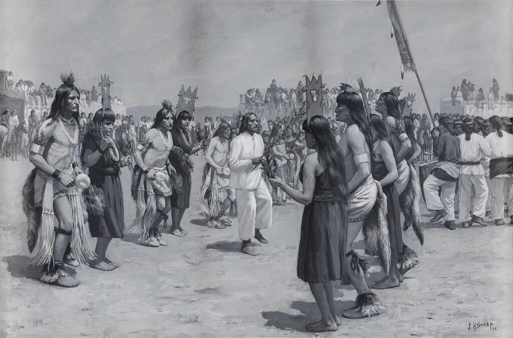 The Harvest Dance of the Pueblo Indian