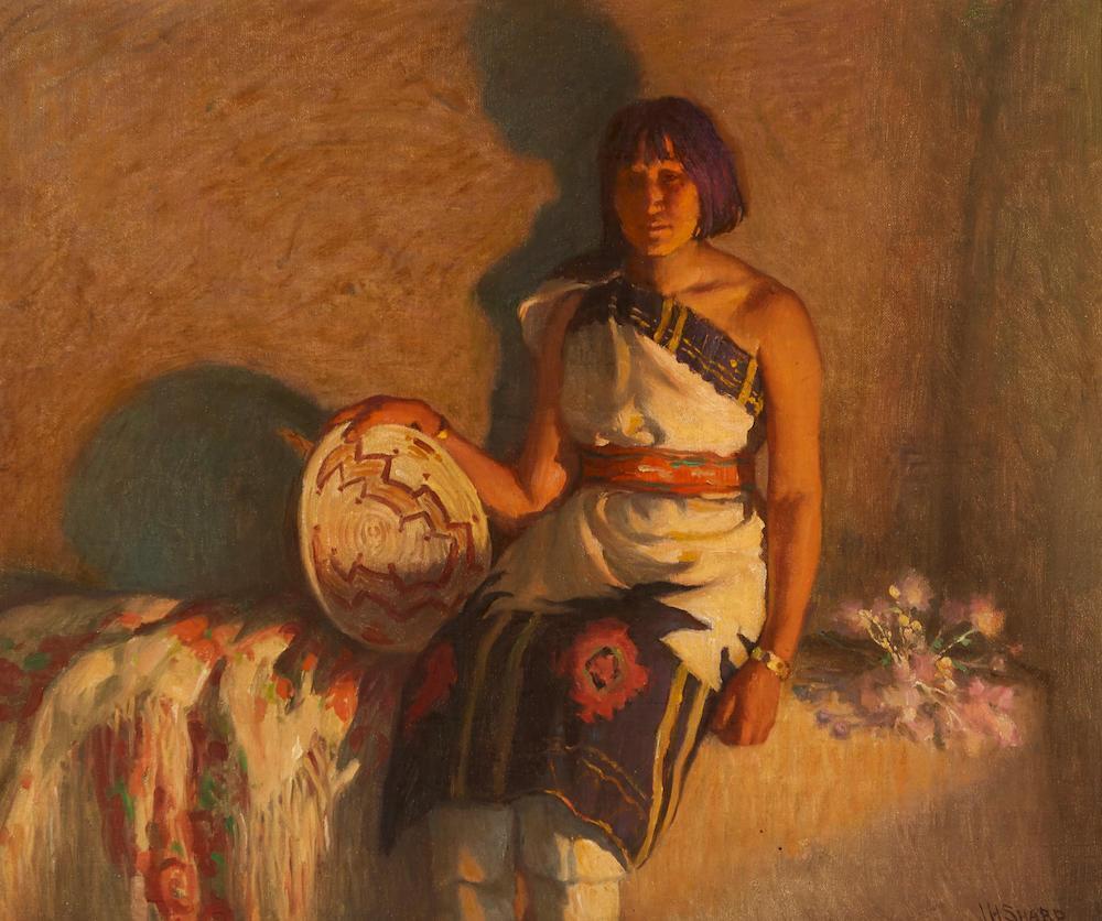 Leaf Down - Taos Indian Girl