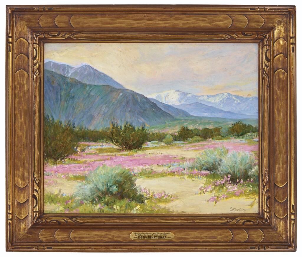 Spring, The Desert and Mt. San Jacinto at Palm Springs, California