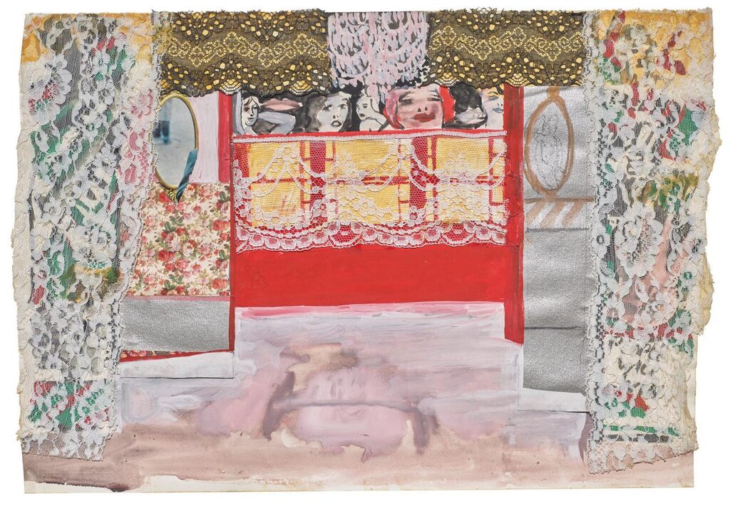 Theatre Design for Irma's Room in 'The Balcony' by Jean Genet