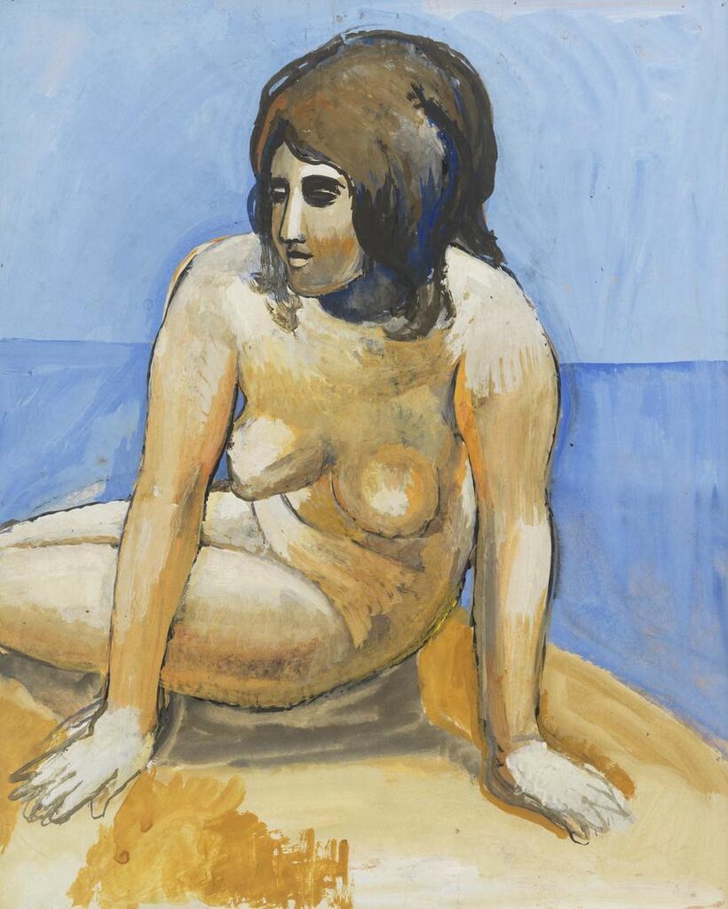 Nude on the beach