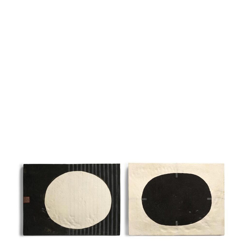 Two Ceramic Wall Slabs