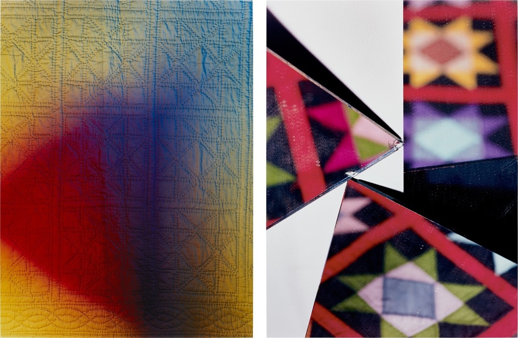 Two works: (i) Creep 2; (ii) Crazy Quilt