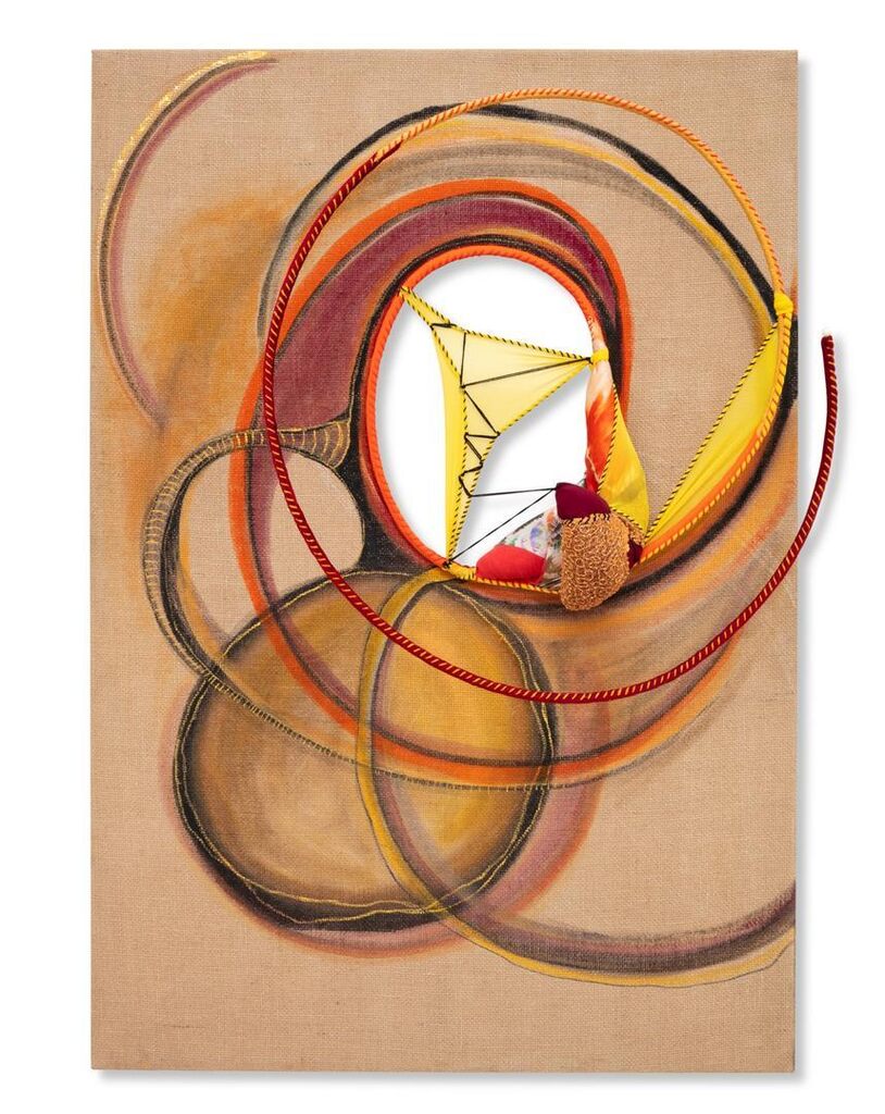 Nascente (série tela-corpo) (Spring (canvas-body series))