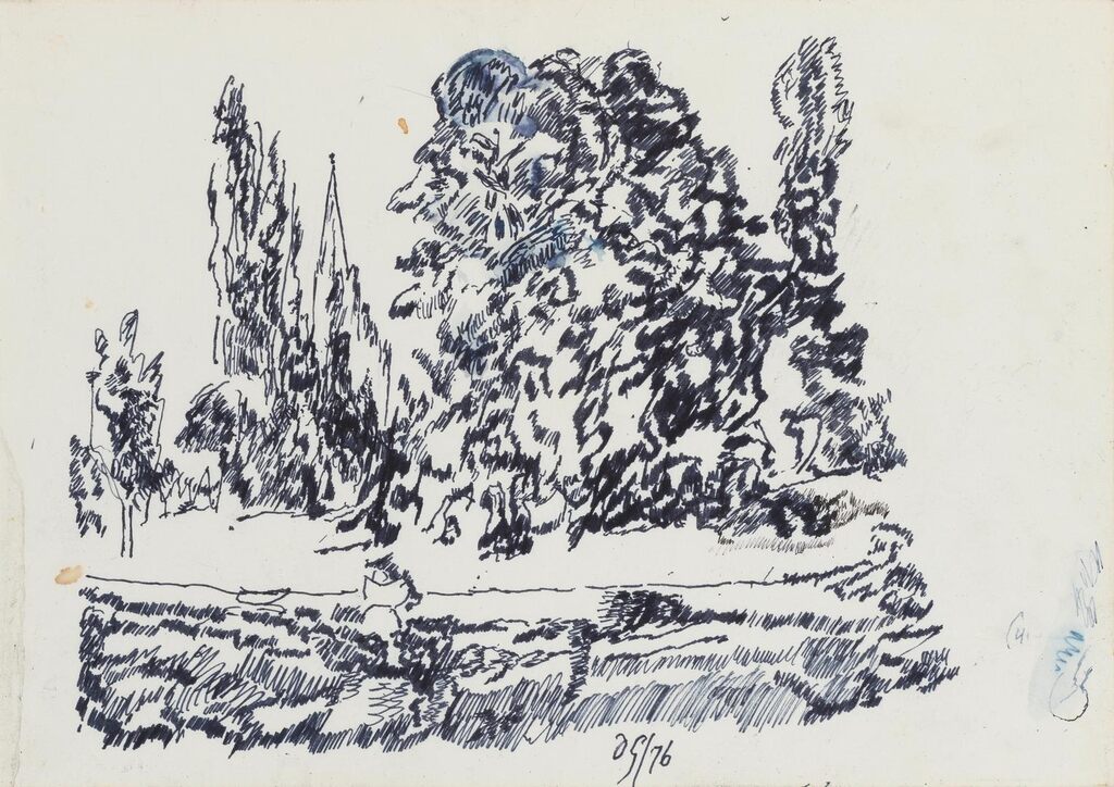 Preparatory Study for a Work in Homage to John Constable