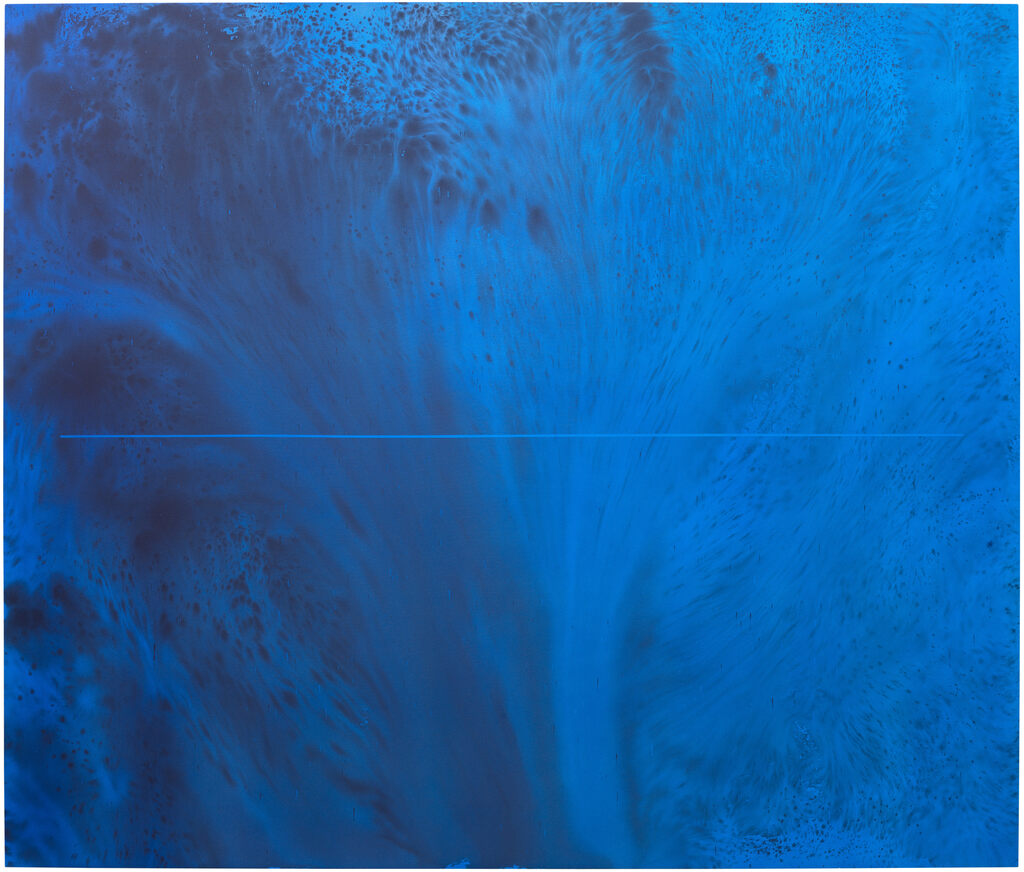 Untitled Painting in Ultramarine over Cerulean