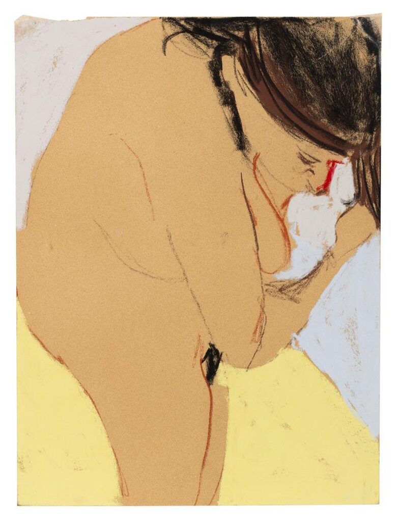 Self-Portrait on Yellow