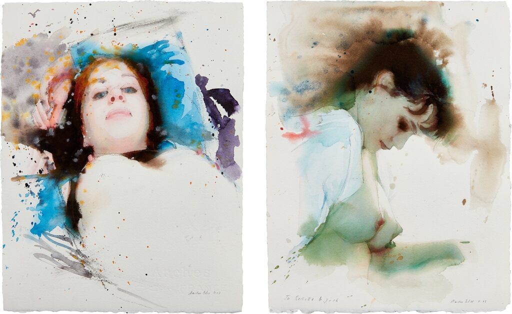 Two works: (i) Untitled (ME411girl04/03); (ii) Untitled (ME.I 1 November 03) from the series Memoirs of My Nervous Illness