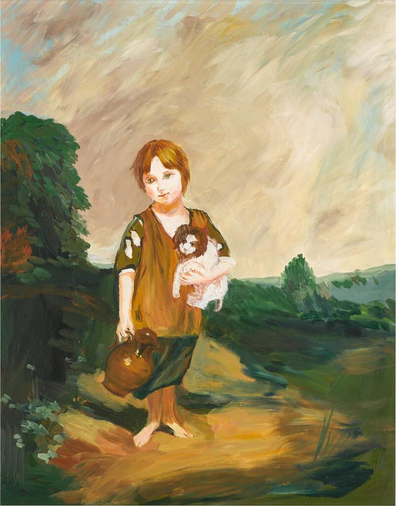 The Countryside, The Poor Cottage Girl with Dog & Pitcher