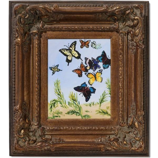A Friendly Swarm of Butterflies in Egypt Outside the Tent